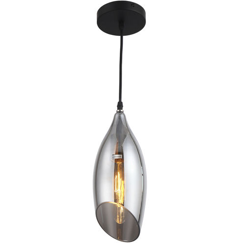 Abba 1 Light 5 inch Smoke Pendant Ceiling Light