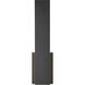 Stylet LED 18 inch Sand Black Outdoor Wall Light