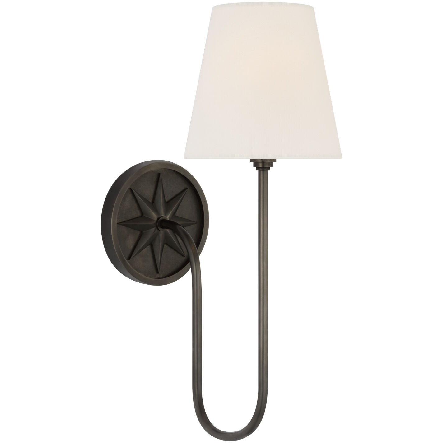 Chapman & Myers Polaris LED 6 inch Bronze Single Sconce Wall Light
