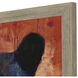 Laid Back Black and Red and Brown Framed Art, Propac