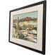 Pop Desert Green and Rust and Orange and Beige Framed Art, Propac