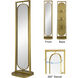 Full 78.7 X 18.1 inch Gold Mirror
