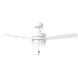 Syrus 52 52 inch Matte White Ceiling Fan