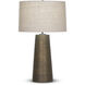 Olympia 29.75 inch 150.00 watt Bronze Table Lamp Portable Light, Finely Ribbed Surface