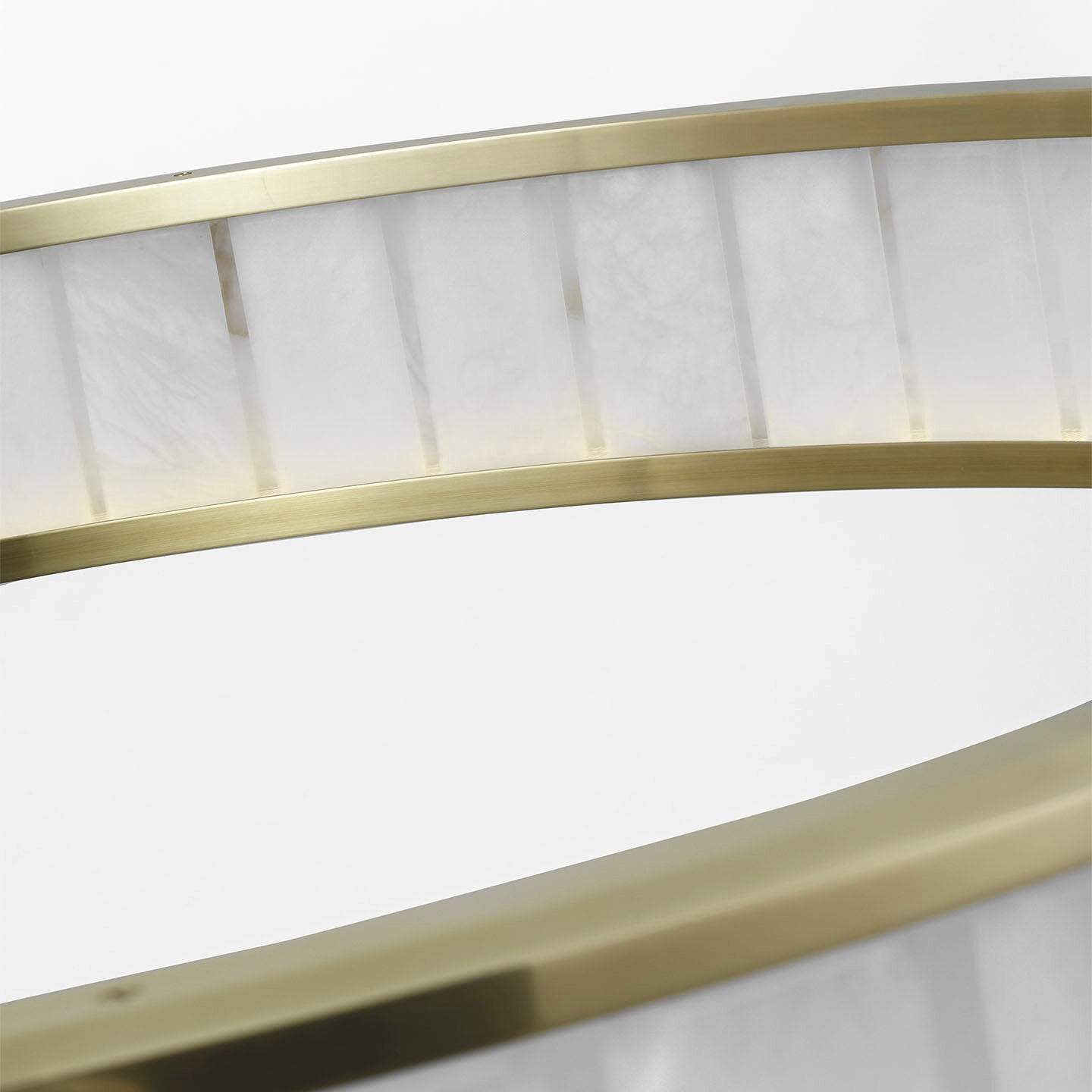 Chapman & Myers Iterna LED 40 inch Antique-Burnished Brass Ring Chandelier Ceiling Light