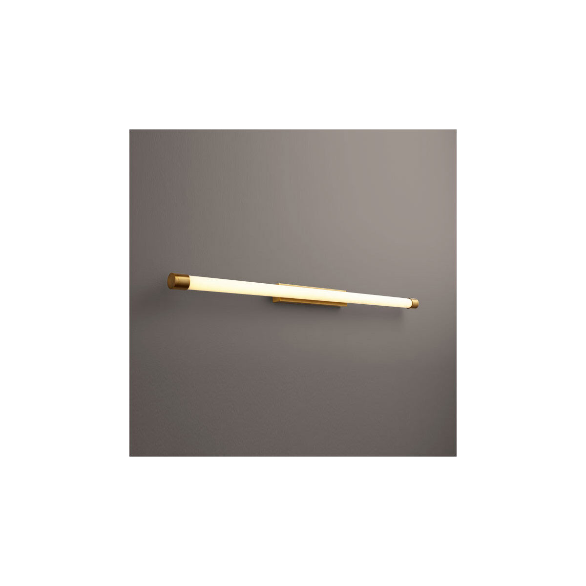 Zenith 2 Light 48 inch Aged Brass Vanity Light Wall Light