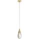 Giselle 1 Light 5 inch Antique Brass Pendant Ceiling Light
