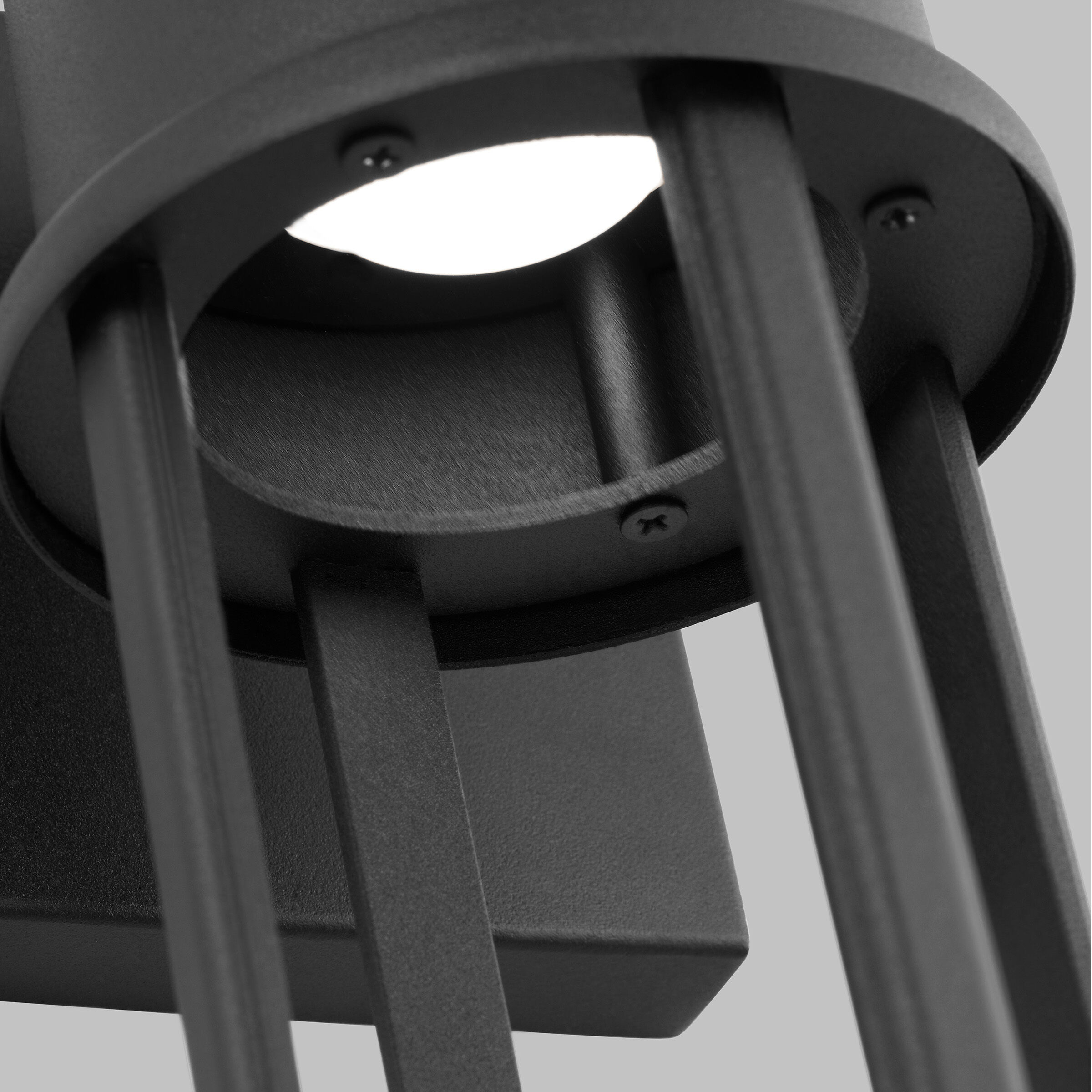 Union LED 12.88 inch Black Outdoor Wall Lantern