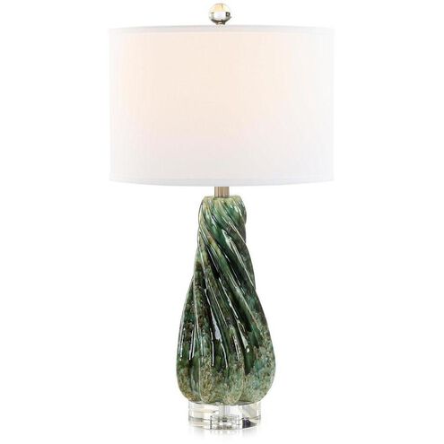 Emerald Spiral Table Lamp Portable Light