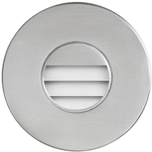 Logan 120VAC 3.30 watt Brushed Aluminum Step/Wall Light, Round