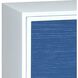 Asanso White with Blue Cabinet, 2 Door