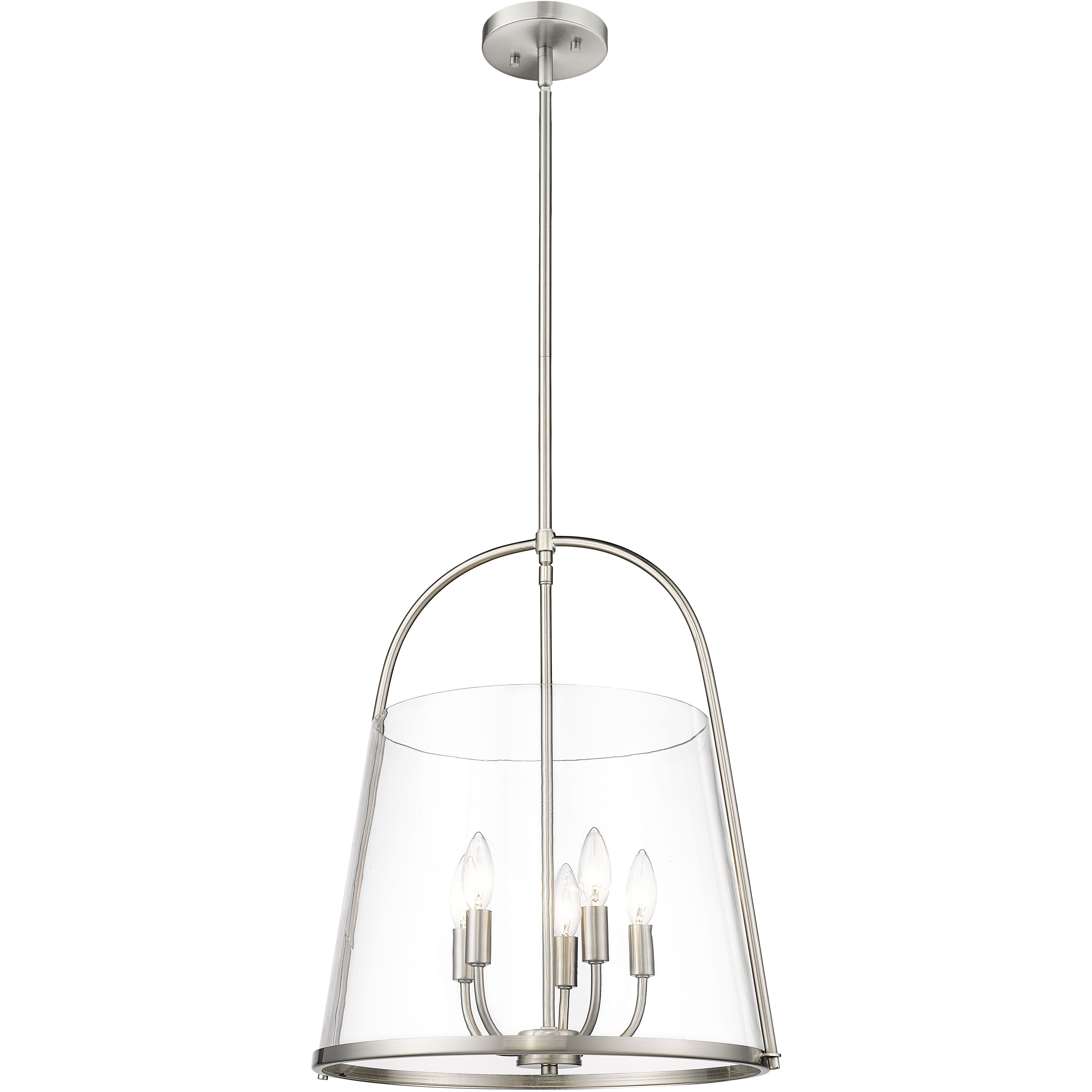 Archis 5 Light 18 inch Brushed Nickel Pendant Ceiling Light