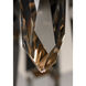 Quartz LED 4.75 inch Polished Chrome Mini Pendant Ceiling Light