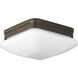 Appeal 2 Light 9 inch Antique Bronze Flush Mount Ceiling Light