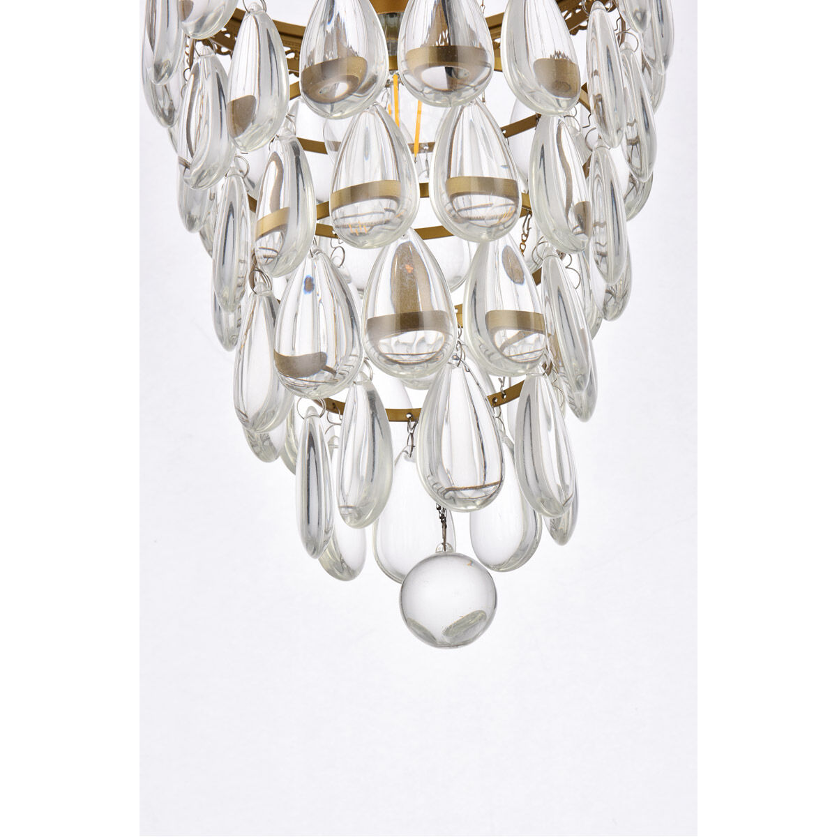 Reese 1 Light 9 inch Brass Pendant Ceiling Light