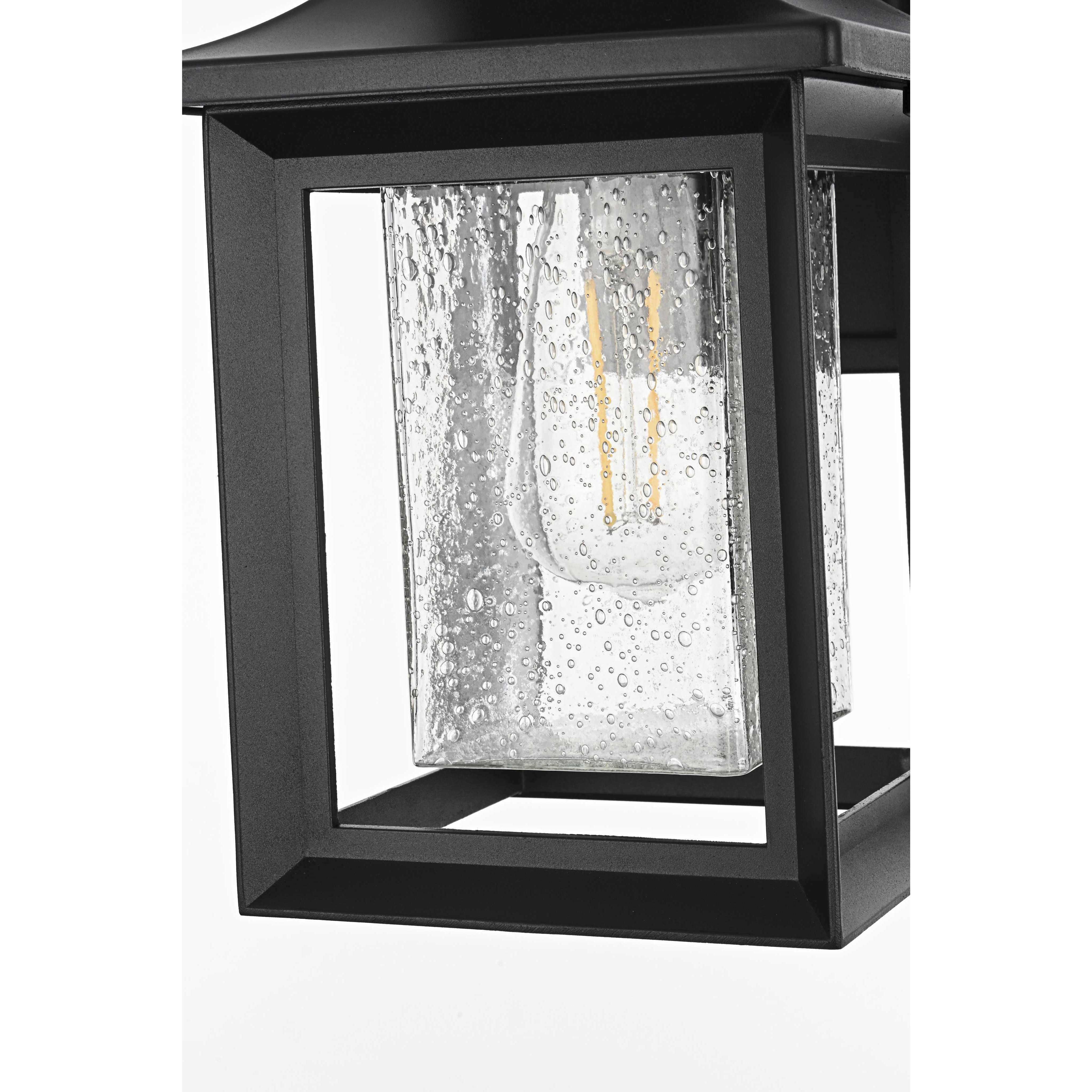 Judson 1 Light 12 inch Black Outdoor Wall Sconce