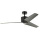 Almere 56 inch Satin Black Ceiling Fan