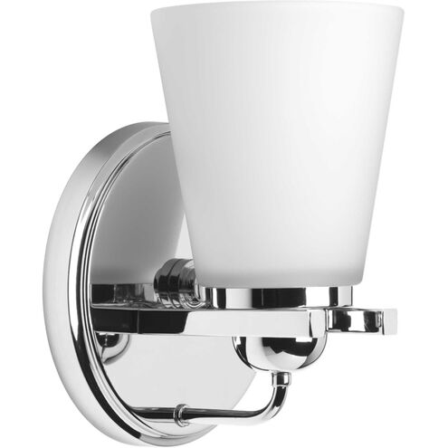 Flight 1 Light 6 inch Polished Chrome Bath Vanity Wall Light, Design Series