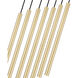 Forest Linear Chandelier Ceiling Light in Modern Gold