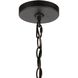 Wickshire 6 Light 29 inch Matte Black Chandelier Ceiling Light