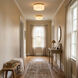 Edgemont 4 Light 20 inch Warm Brass Flush Mount Ceiling Light