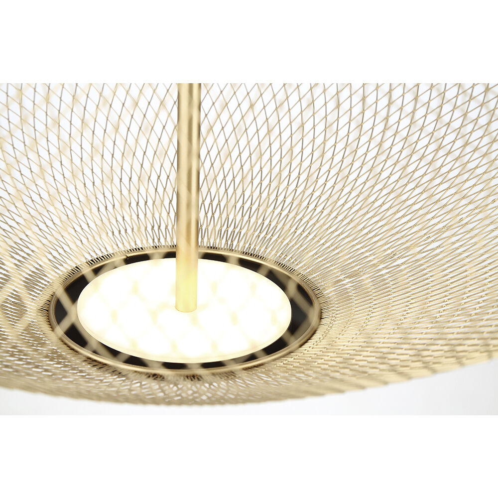 Park LED 21.5 inch Black Pendant Ceiling Light, Large