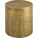 Sedeo 22 X 20 inch Antique Brass Accent Table