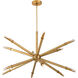 Ionis 12 Light 42 inch Brushed Brass Pendant Ceiling Light