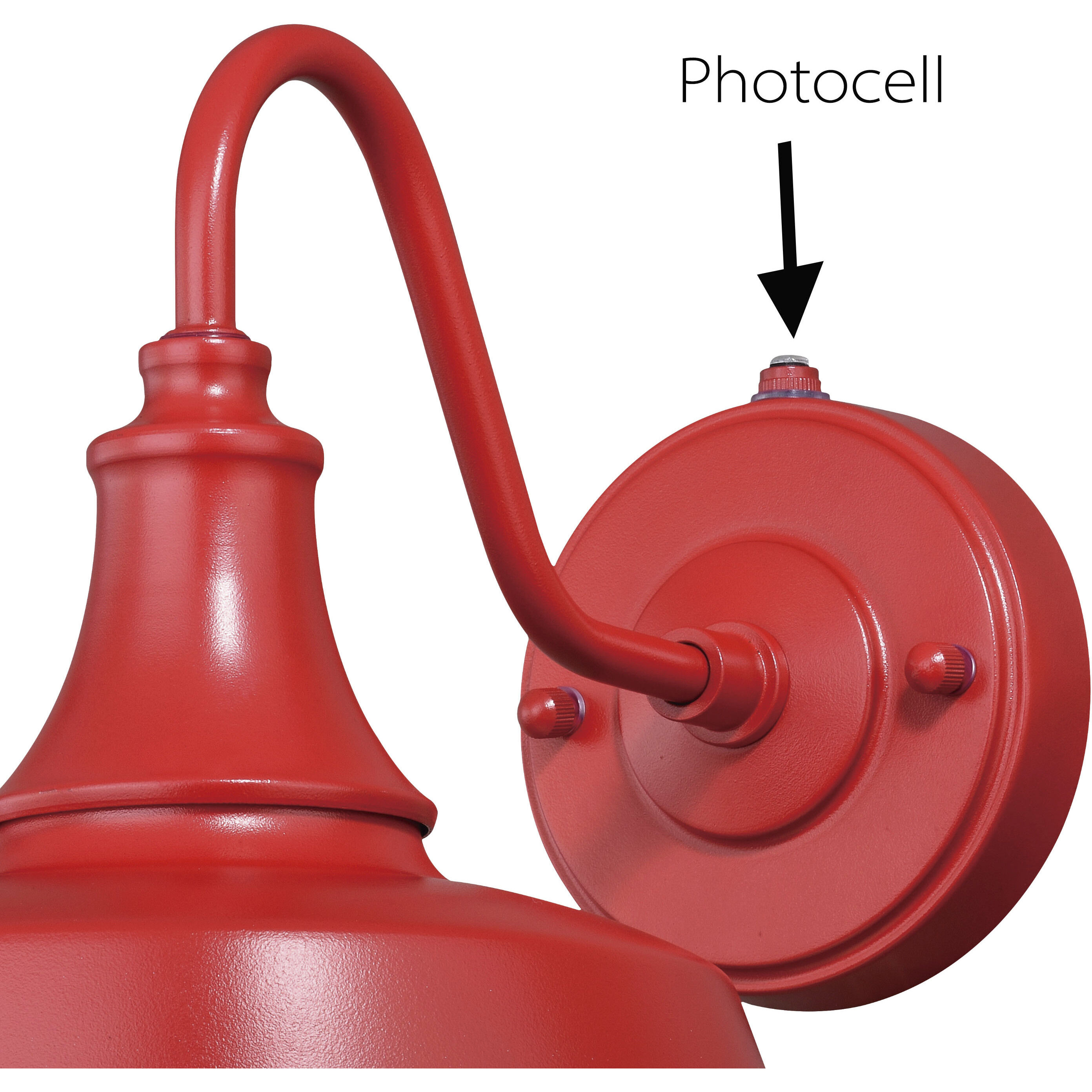 Dorado LED 9 inch Red and White Outdoor Wall