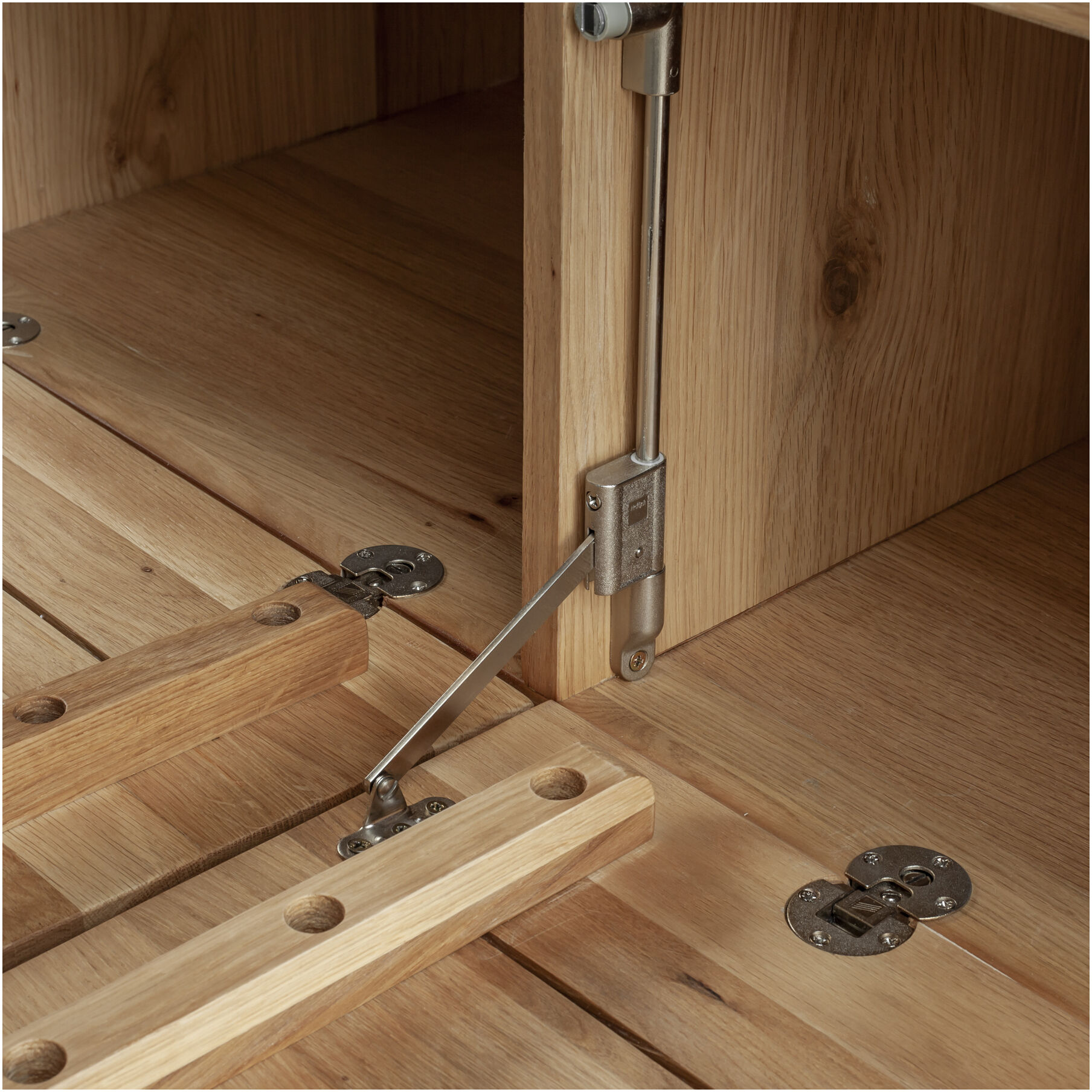 Nevada 59 inch Brown Media Cabinet