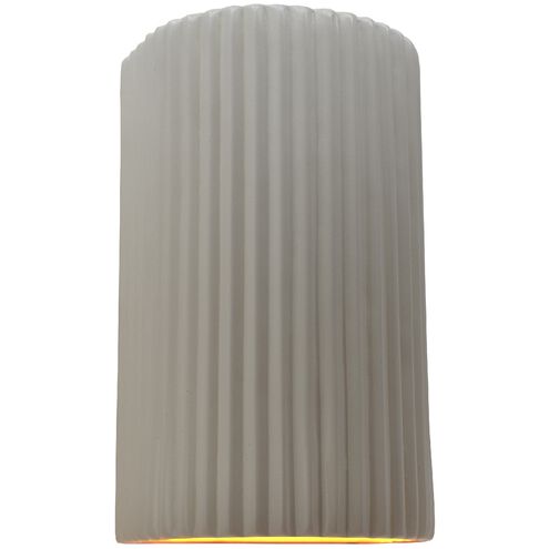Ambiance LED 5.75 inch Matte White and Champagne Gold ADA Wall Sconce Wall Light