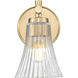 Belle Wall Sconce Wall Light in Modern Gold