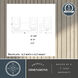 Park Ridge 2 Light 13 inch Matte Black Bathroom Light Wall Light