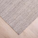 Riya 90 X 63 inch Grey Rug in 5 x 7