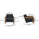 Garnet Grey Lounge Chair