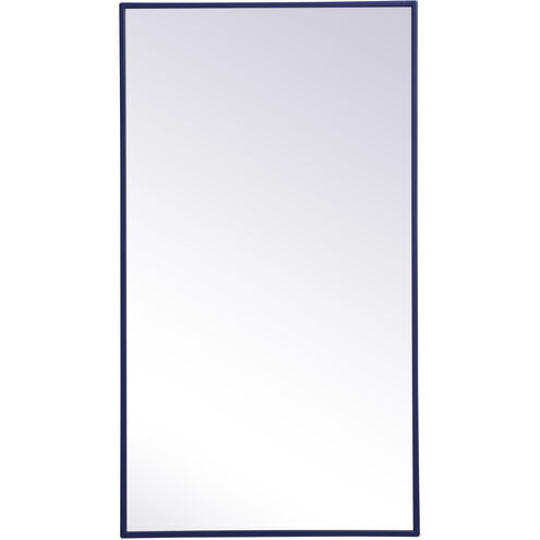 Monet 36 X 20 inch Blue Wall Mirror
