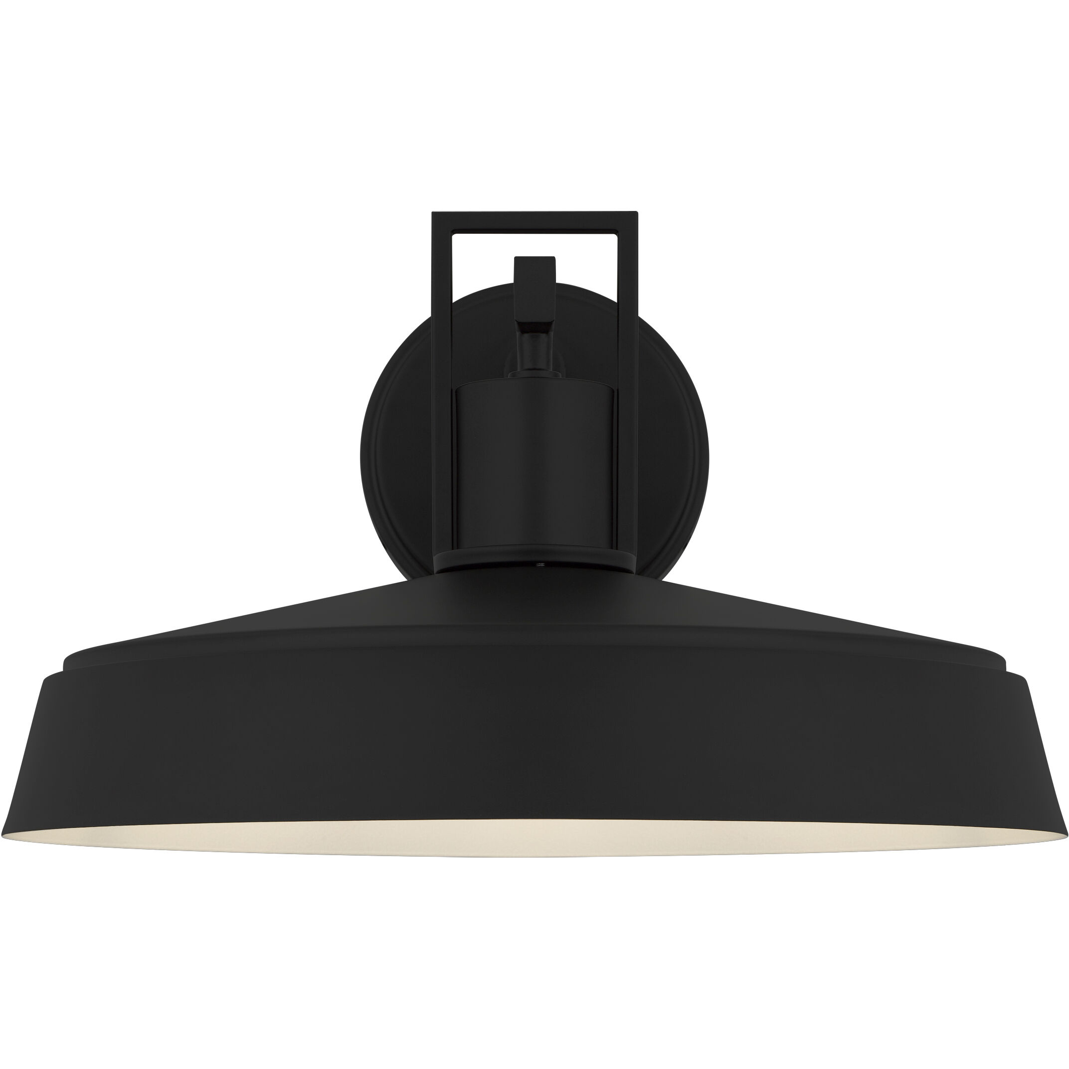 Karson 1 Light 9.75 inch Matte Black Outdoor Wall Lantern