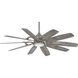 Barn 65 inch Savannah Gray Ceiling Fan in Burnished Nickel