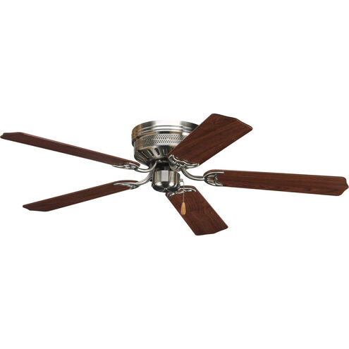 AirPro Hugger 52 inch Brushed Nickel with Cherry/Natural Cherry Blades Ceiling Fan