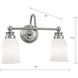 Emily Vanity Light Wall Light