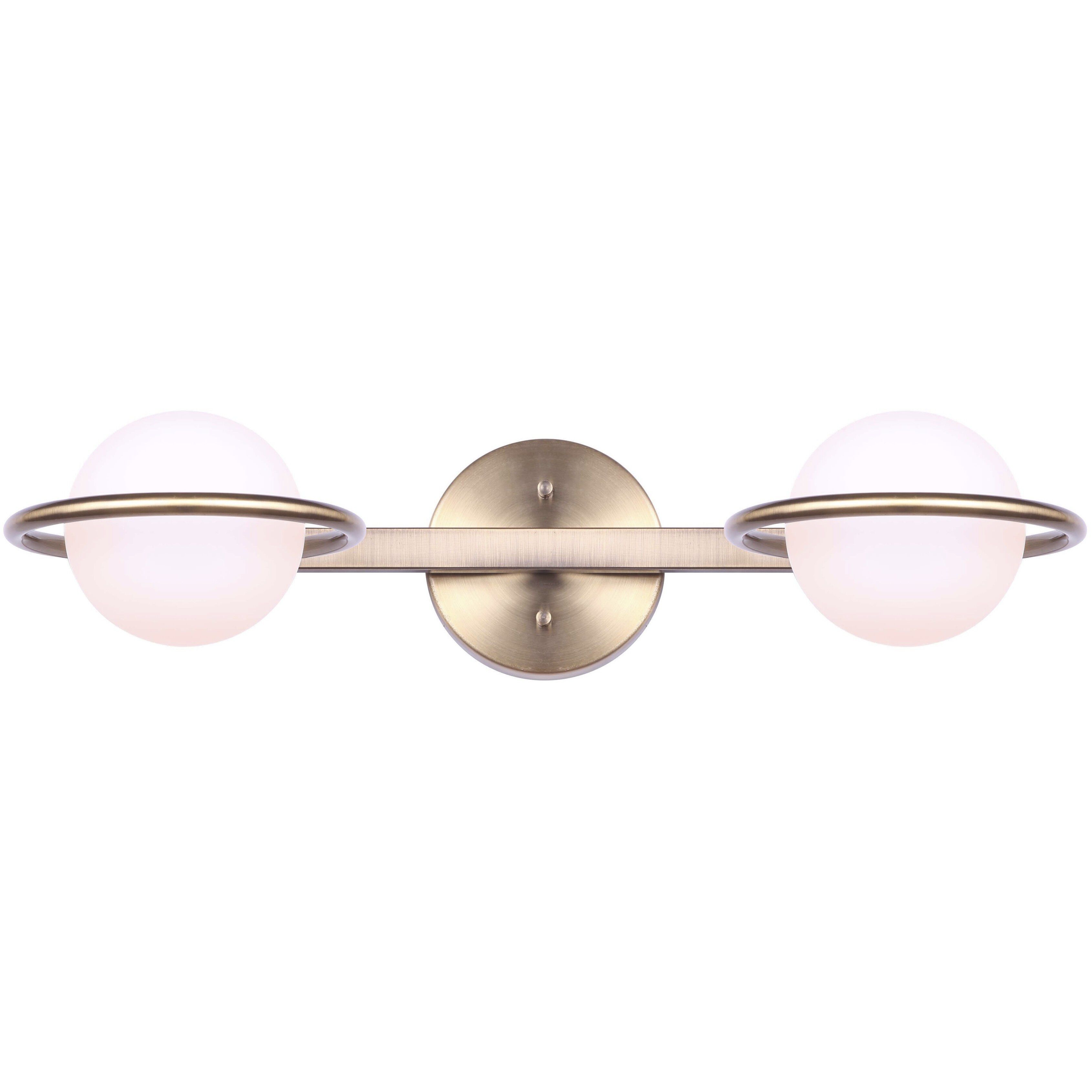 Madison 2 Light 21.38 inch Gold Vanity Light Wall Light