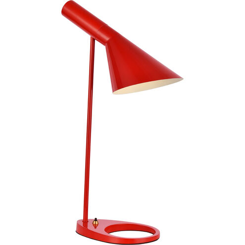 Juniper 20.3 inch 40 watt Red Table Lamp Portable Light