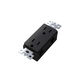 Outlet 125 Black Module, Duplex