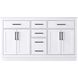 Alden 60 X 35 inch White Bathroom Vanity Cabinet