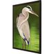 Animals Collection Modern Rubbed Matte Espresso Wood With Honeycomb Embossing Framed Art