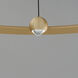 Nodes LED 40 inch Gold Ring Pendant Ceiling Light