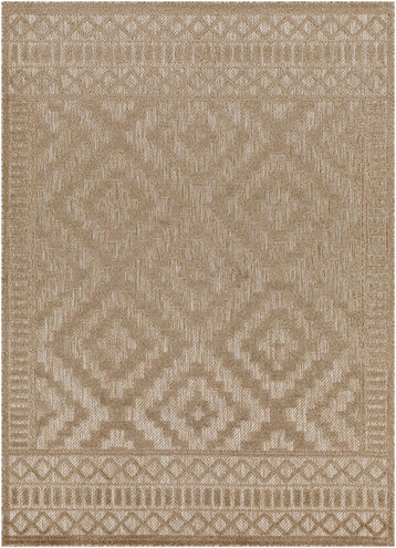 San Diego 84 X 63 inch Camel Outdoor Rug, Rectangle