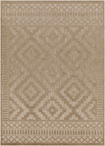 San Diego 84 X 63 inch Camel Outdoor Rug, Rectangle