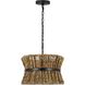 Drew & Jonathan Thurlo 2 Light 14.25 inch Midnight Black Hanging Shade Ceiling Light, Small