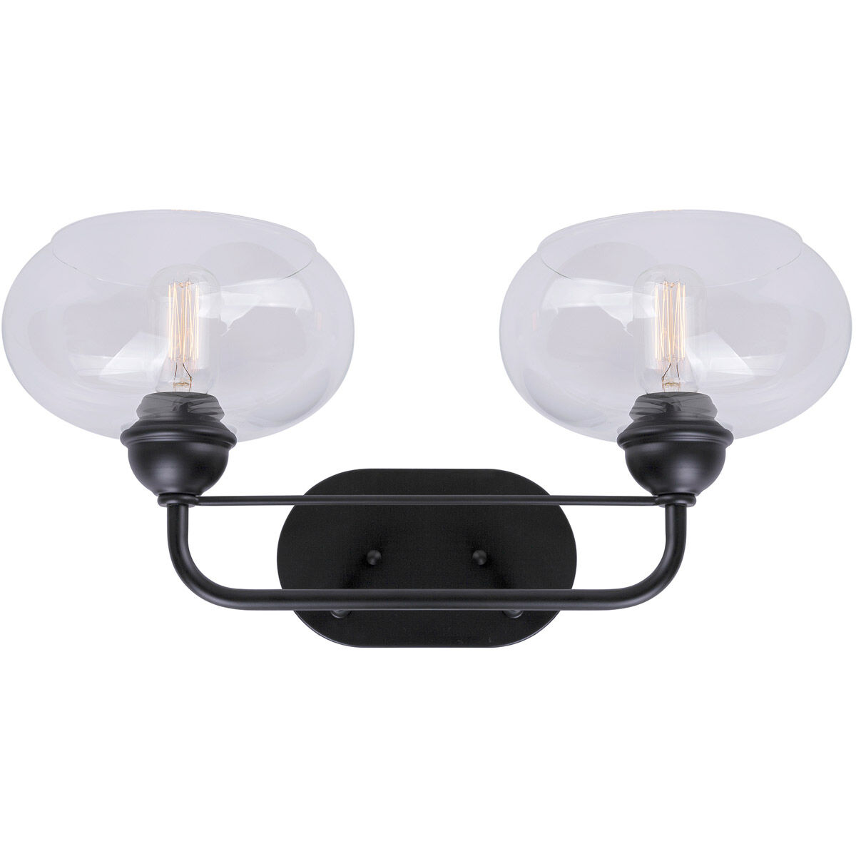 Cameron 2 Light 20 inch Black Vanity Light Wall Light